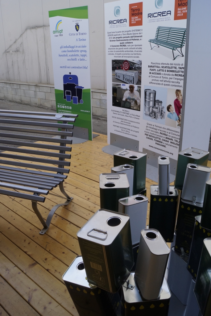 Recycled benches